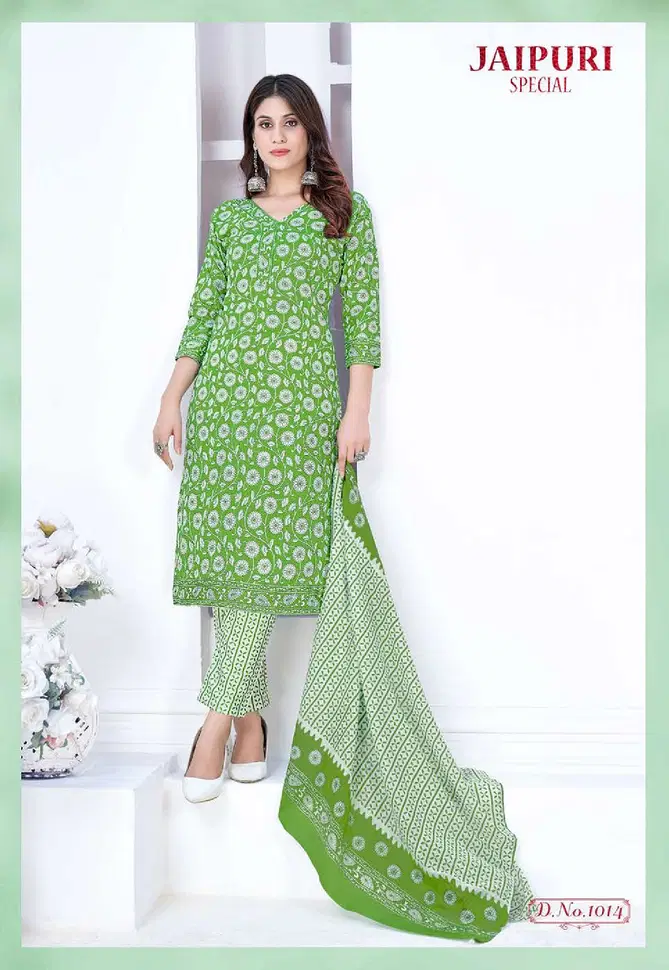 Ganesha Jaipuri Special Vol 1 Cotton Printed Readymade Dress
